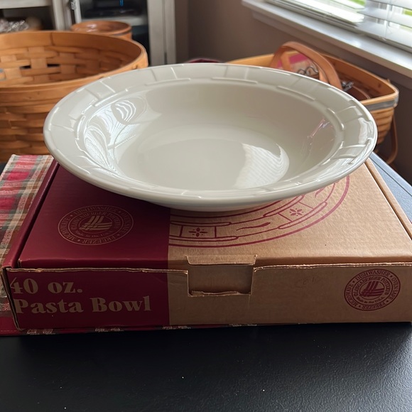 Longaberger Dining Longaberger 4oz Pasta Serving Bowl Poshmark